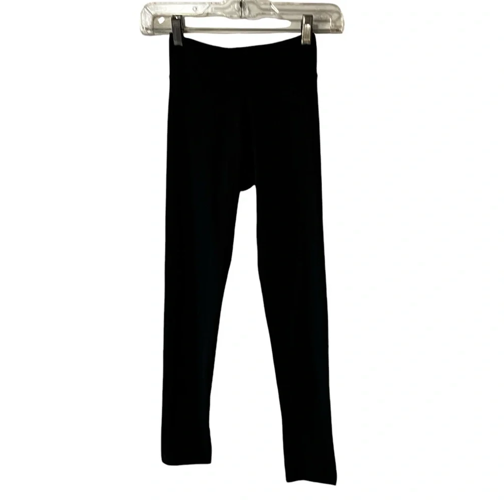 NWT Revolution PERFORMANCE LEGGINGS Black Pants dance bottoms small adult